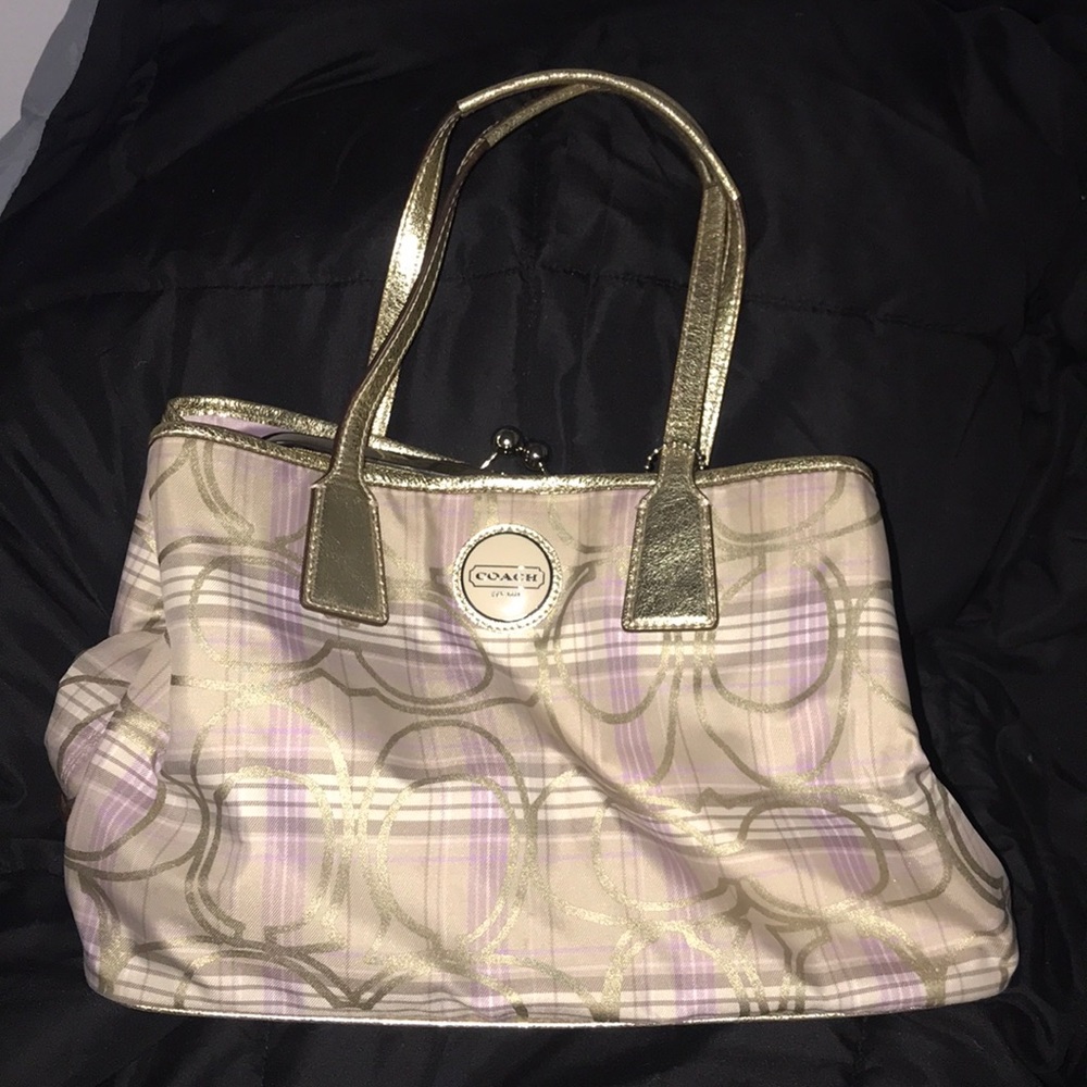 Coach Spring Pastel Color Purse Gem